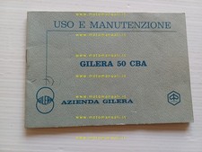 Gilera cba 1980 manuale uso - gilera,