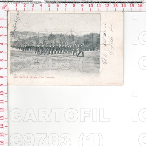 C9763 militare 1902 napoli via - c9763,