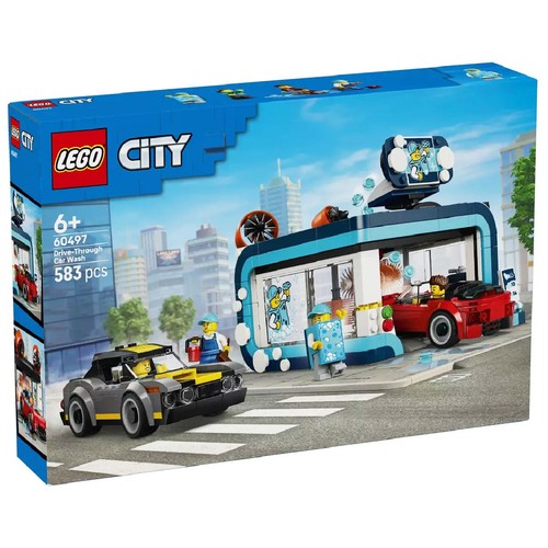 Lego city drive through - city,
