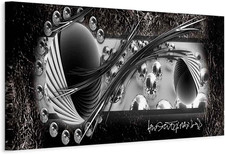 Quadro Astratto 90X30 Cm 1