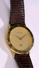 montre gucci 3000m Plaque Or 