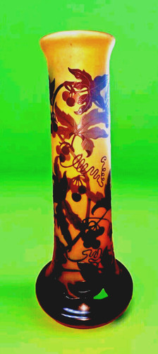 Galle grand vase pieds - , d