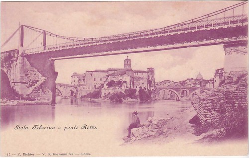 Roma isola tiberina - -, ponte