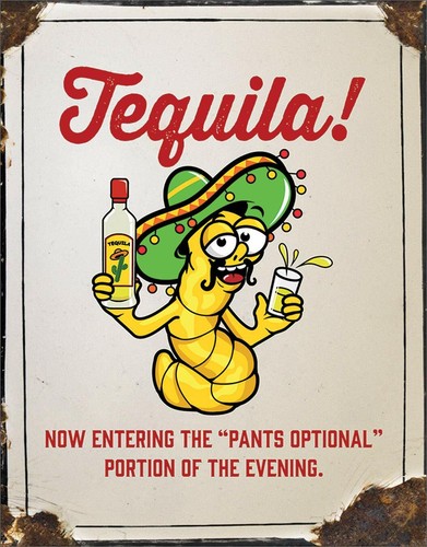 Tequila insegna in latta - tequila,