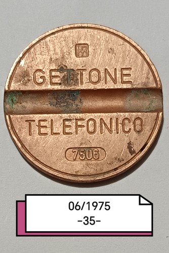Gettone telefonico 7506 - telefonico,