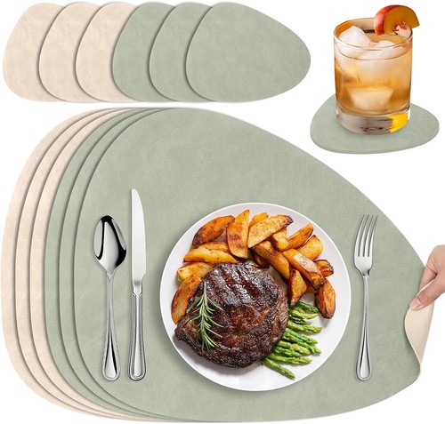 Set tovagliette ecopelle - set,