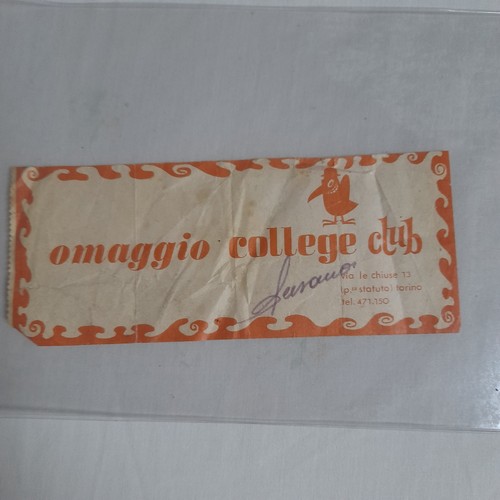 College club torino biglietto - torino, -biglietto