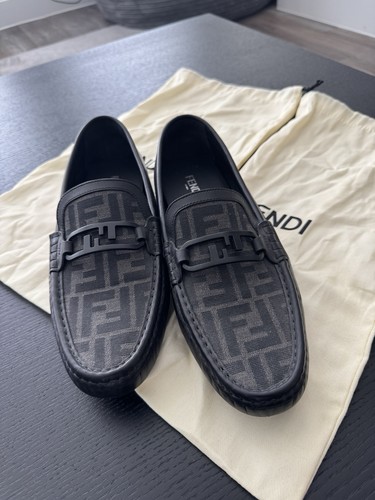 Mocassini slip fendi neri - fendi,