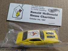 1970 OLDSMOBILE 442 HOT WHEELS 6° ANNUALE MCDONALD'S CHARITY CAR COME NUOVA SU CARTONCINO!