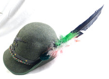 CAPPELLO DA ALPINO ORIGINALE 5° ALPINI CON PENNA TAGLIA 48 IDEA REGALO