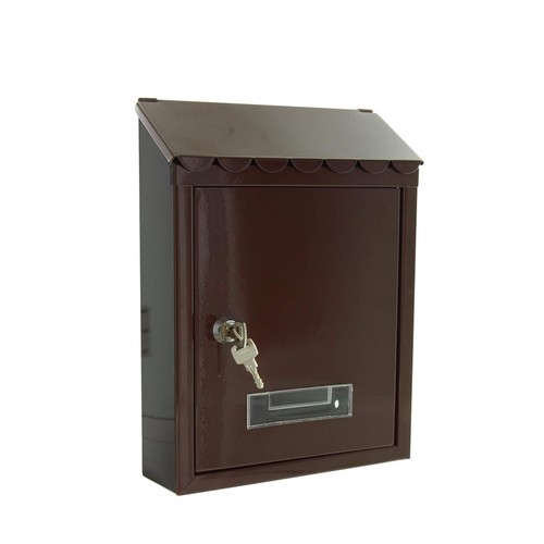 Cassetta postale marrone - postale,