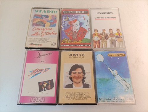 Lotto stadio musicassetta - 6x,