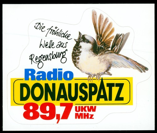 Adesivo pubblicitario radio - adesivo,