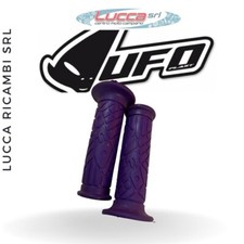 VASC06000 Coppia Manopole Scooter Senza Foro " UFO " Viola