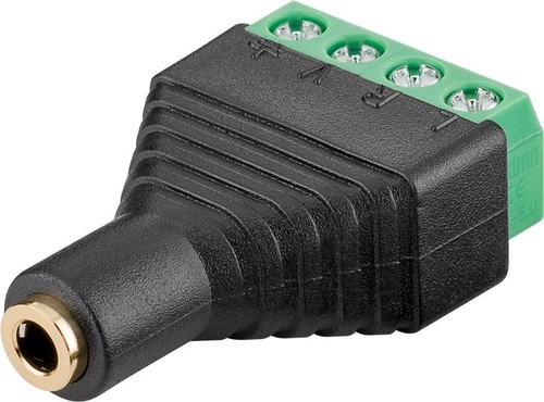 Goobay blocco terminale - terminale, 4-pin