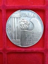 Italia 20 Lire 1928 Vittorio Emanuele III Cappellone grammi 20 RICONIO RESTRIKE.