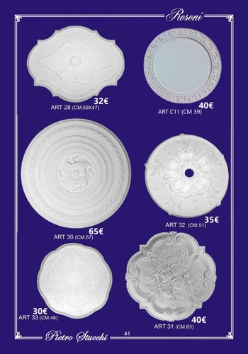 Ornamenti decori gesso - decori, in