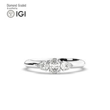 Anello Trilogy Ovale Diamante