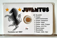 JUVENTUS    Moneta   celebrativa  in  bagno d'Oro  con  blister sigillato