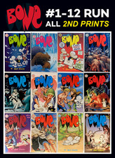 BONE #1 - 12 comic lot - RUN