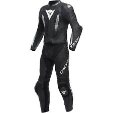 Dainese Laguna Seca 5 moto uomo station wagon 25 due pezzi bianco e nero