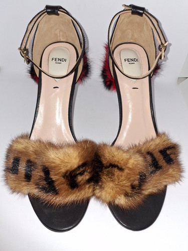 Sandali tacco alto fendi - sandali,