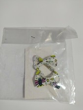 NAJ OLEARI-orecchini a fiocchi-vintage anni 90- realizzati con tessuti originali