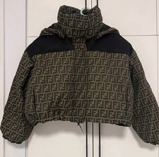 Giacca da sci con logo Fendi S