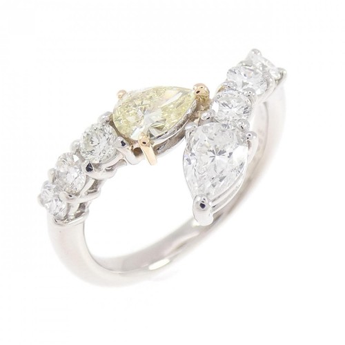 Autentico anello con - , diamanti
