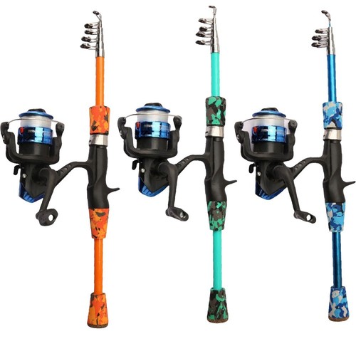 Set palo pesca portatile - palo,