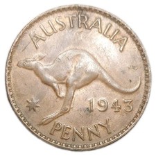 1943 Australia One 1 Penny