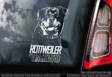Adesivo auto Rottweiler - cane