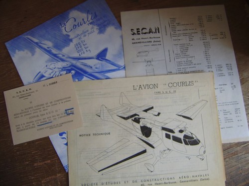 Courlis secan prospectus avion - secan,