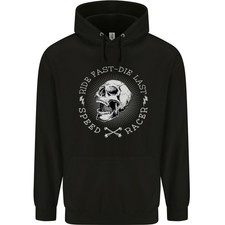 Ride Fast Die Moto Biker Uomo