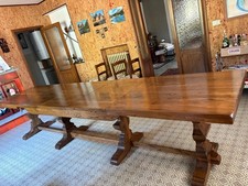 TAVOLO CASTAGNO MASSELLO ALLUNGABILE FINO A 380 CM