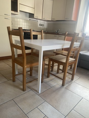 Tavolo legno con - in,