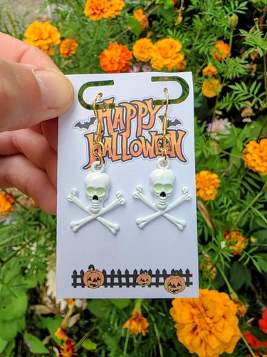 Orecchini pendenti halloween - orecchini,