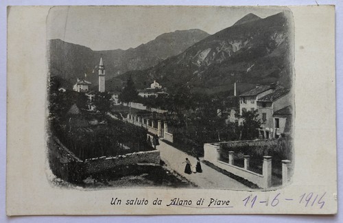 Cartolina alano piave - alano,
