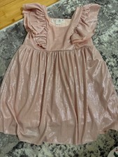 zara kids pink ruffle dress