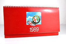 Calendario Vintage Alfa Romeo 1989 Originale Ufficiale da Tavolo Collezione (3)
