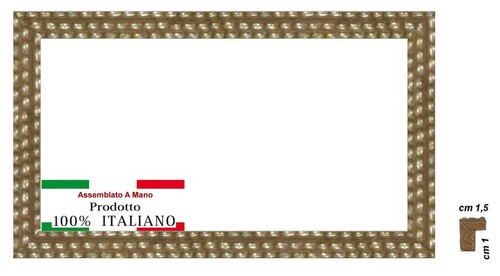 Cornice legno argento - legno,