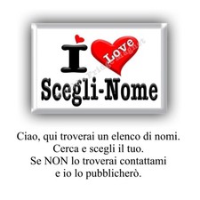 I LOVE "NOME PERSONALIZZATO" Frigo Calamita Frigorifero Magnete - REGALO SUPER -