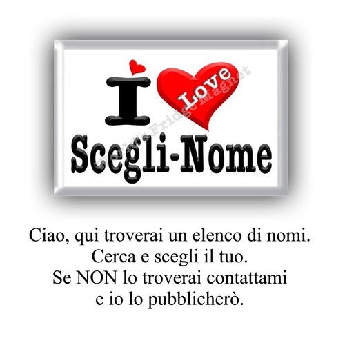 Love nome personalizzato - "nome, personalizzato"