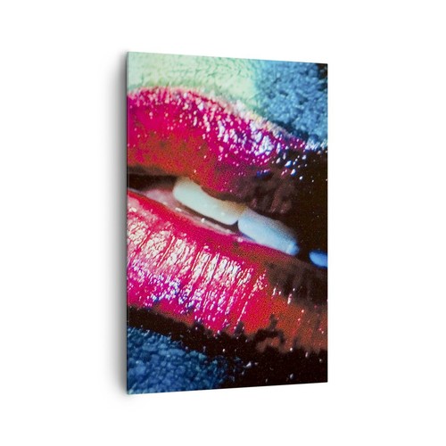 Quadro tela 80x120cm labbra - su,