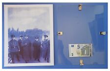 STALIN canale Mosca-Volga, Russia URSS Comunismo: quadro cornice vetro cm 30x24