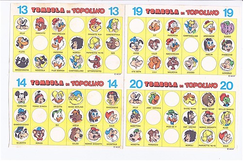 Tombola topolino 1984 - tombola, di