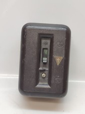 BREVETTI RAPIZZI ITALIA INTERRUTTORE ZEUS 5155 ANNI 40 BACHELITE 10-AMP 300 VOLT