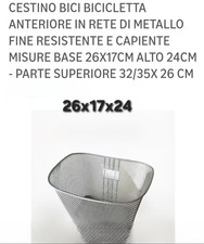 Cestino bicicletta anteriore - cestino,