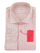 Kiton Rosso a Righe Cotone