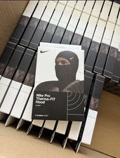 Nike Pro Therma-Fit Hyperwarm Cappuccio Maschera Sci Nero SPEDIZIONE LO STESSO GIORNO!!!